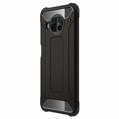 Microsonic Xiaomi Redmi Note 9 Pro 5G Kılıf Rugged Armor Siyah