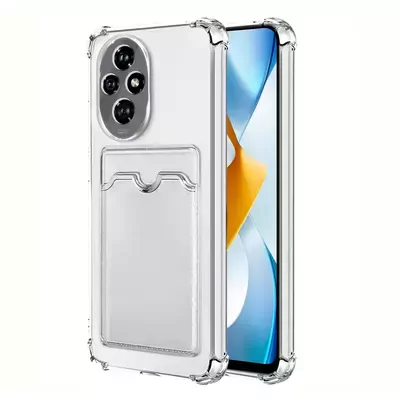 Microsonic Honor 200 Pro Card Slot Shock Kılıf Şeffaf