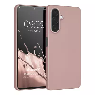 Microsonic Matte Silicone Samsung Galaxy A26 Kılıf Rose Gold