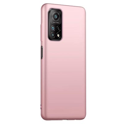 Microsonic Xiaomi Mi 10T Pro Kılıf Matte Silicone Rose Gold