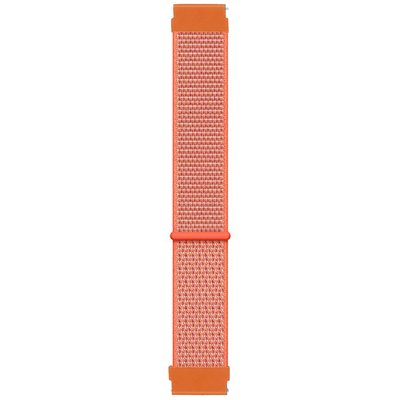 Microsonic Huawei Honor Magic Watch 2 42mm Hasırlı Kordon Woven Sport Loop Turuncu