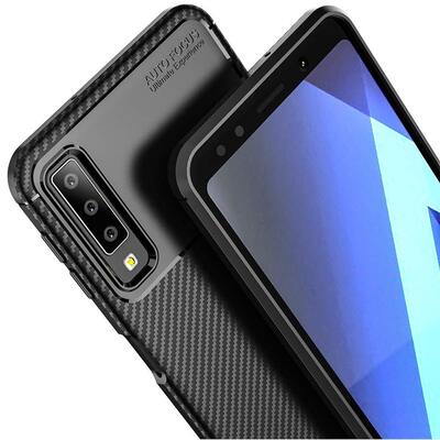 Microsonic Samsung Galaxy A7 2018 Kılıf Legion Series Lacivert