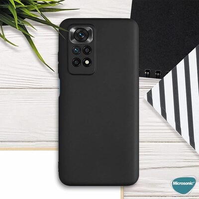 Microsonic Xiaomi Redmi Note 11S Kılıf Matte Silicone Kırmızı