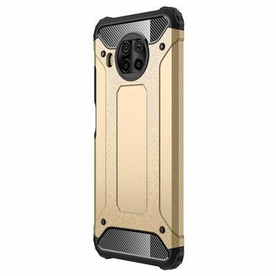 Microsonic Xiaomi Redmi Note 9 Pro 5G Kılıf Rugged Armor Gold