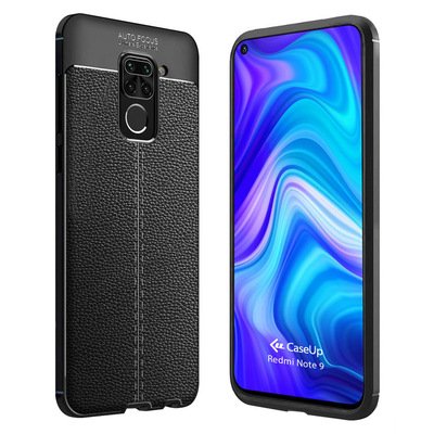 CaseUp Xiaomi Redmi Note 9 Kılıf Niss Silikon Siyah