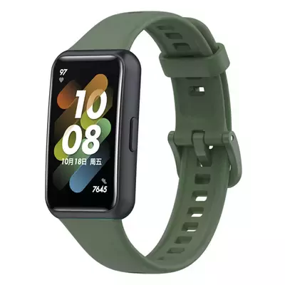 Microsonic Honor Band 7 Kordon Silicone Sport Band Yeşil