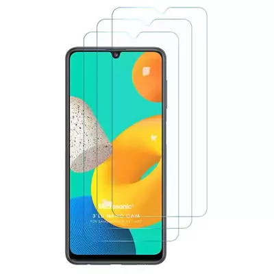 Microsonic Samsung Galaxy M22 Screen Protector Nano Glass Cam Ekran Koruyucu (3`lü Paket)