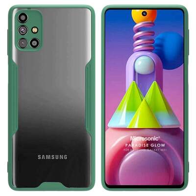 Microsonic Samsung Galaxy M51 Kılıf Paradise Glow Yeşil