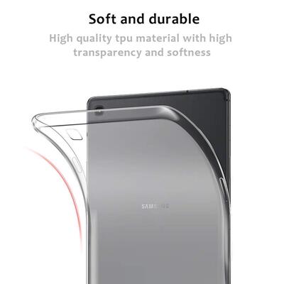 Microsonic Samsung Galaxy Tab A T290 Kılıf Transparent Soft Siyah