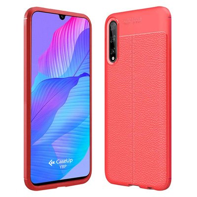 CaseUp Huawei Y8P Kılıf Niss Silikon Kırmızı