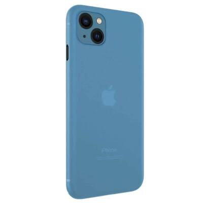 Microsonic Apple iPhone 13 Kılıf Peipe Matte Silicone Mavi