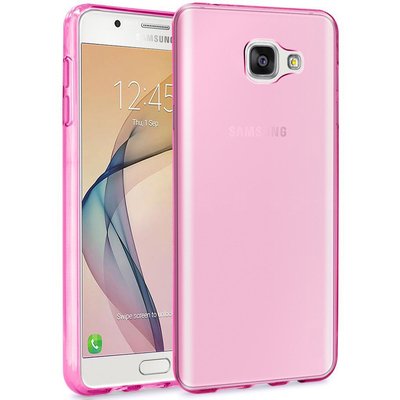 Microsonic Samsung Galaxy J7 Prime Kılıf Transparent Soft Pembe