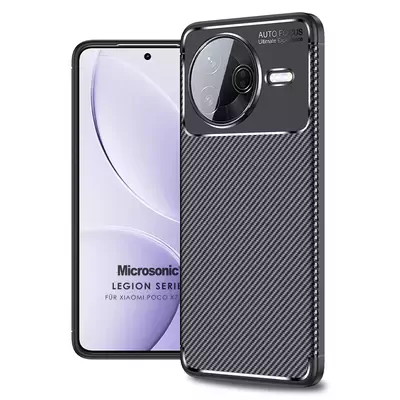 Microsonic Xiaomi Poco F7 Pro Kılıf Legion Series Siyah