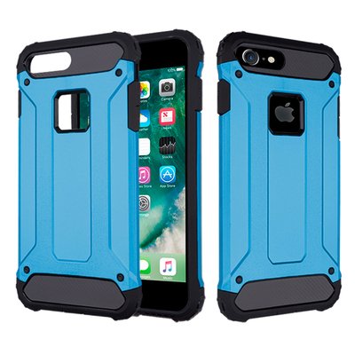 Caseup Apple iPhone 7 Kılıf Tank Mavi