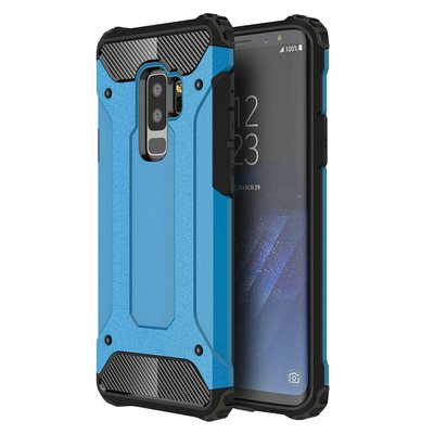 Microsonic Samsung Galaxy S9 Plus Kılıf Rugged Armor Mavi