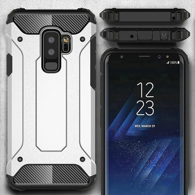 Microsonic Samsung Galaxy S9 Plus Kılıf Rugged Armor Mavi