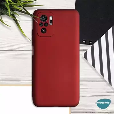 Microsonic Xiaomi Poco M5s Kılıf Matte Silicone Lacivert