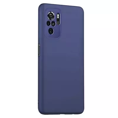 Microsonic Xiaomi Poco M5s Kılıf Matte Silicone Lacivert