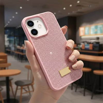 Microsonic Apple iPhone 12 Kılıf Cosmic Shine Pembe