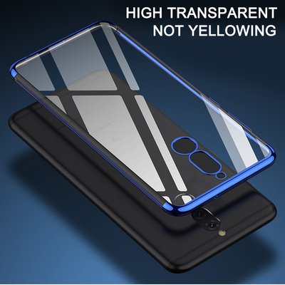 Microsonic Huawei Mate 10 Lite Kılıf Skyfall Transparent Clear Gümüş