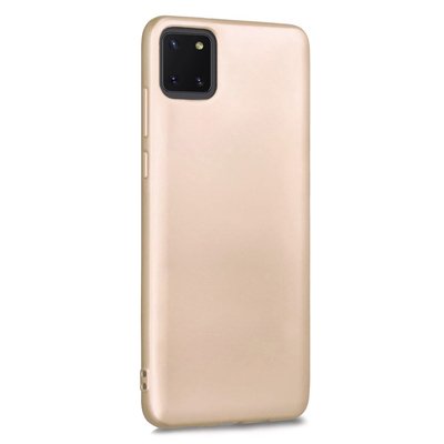 Microsonic Samsung Galaxy Note 10 Lite Kılıf Matte Silicone Gold