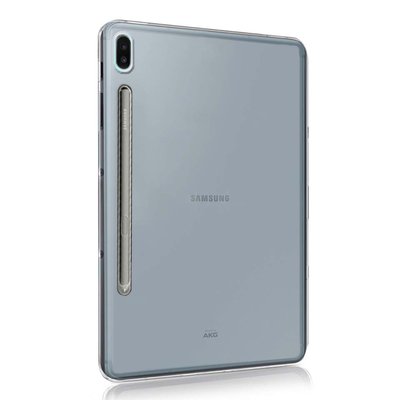 Microsonic Samsung Galaxy Tab S6 T860 Kılıf Transparent Soft Beyaz