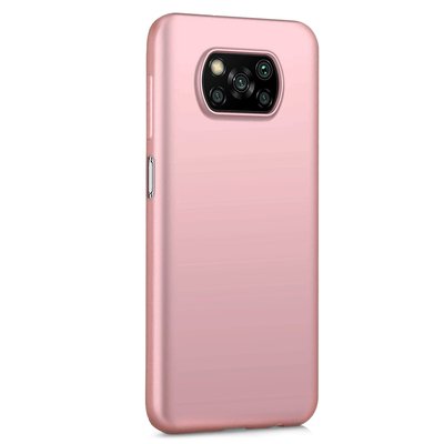 Microsonic Xiaomi Poco X3 NFC Kılıf Matte Silicone Rose Gold