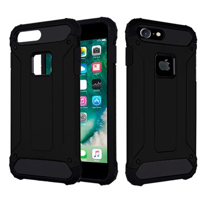 Caseup Apple iPhone 7 Kılıf Tank Siyah