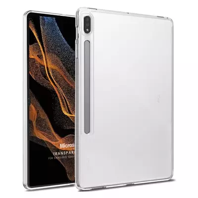 Microsonic Samsung Galaxy Tab S10 Ultra X920 Kılıf Transparent Soft Şeffaf