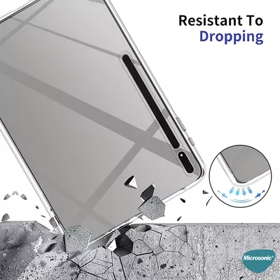 Microsonic Samsung Galaxy Tab S10 Ultra X920 Kılıf Transparent Soft Şeffaf