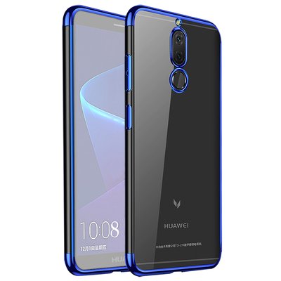 Microsonic Huawei Mate 10 Lite Kılıf Skyfall Transparent Clear Mavi