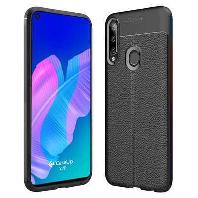 CaseUp Huawei Y7P Kılıf Niss Silikon Siyah