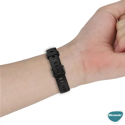 Microsonic Honor Band 7 Kordon Silicone Sport Band Kırmızı