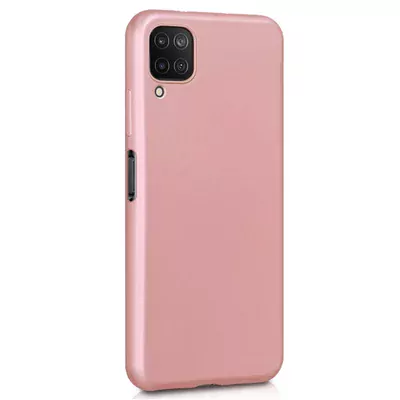 Microsonic Matte Silicone Samsung Galaxy M12 Kılıf Rose Gold