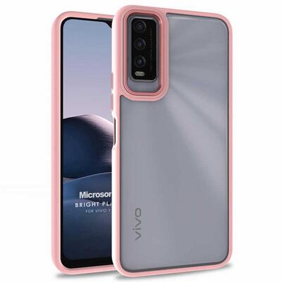 Microsonic Vivo Y20 Kılıf Bright Planet Rose Gold