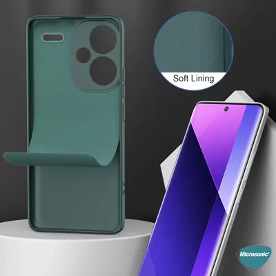 Microsonic Xiaomi Redmi A4 Kılıf Groovy Soft Siyah