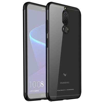 Microsonic Huawei Mate 10 Lite Kılıf Skyfall Transparent Clear Siyah