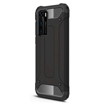 CaseUp Huawei P40 Kılıf Tank Siyah