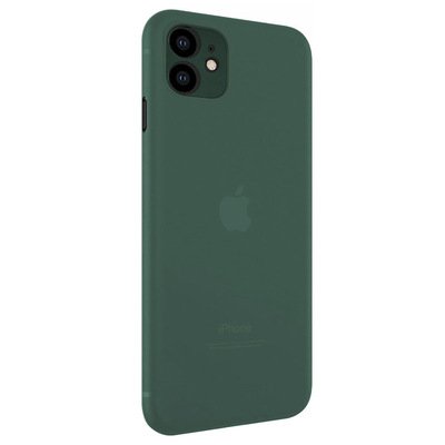 Microsonic Apple iPhone 12 Kılıf Peipe Matte Silicone Yeşil