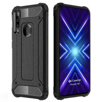 CaseUp Huawei Honor 9X Kılıf Tank Siyah