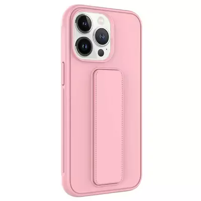 Microsonic Apple iPhone 15 Pro Kılıf Hand Strap Rose Gold