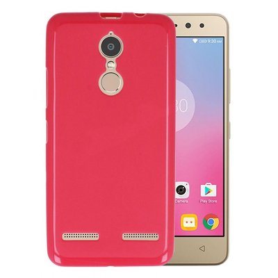 Microsonic Lenovo Vibe K6 Power Kılıf Transparent Soft Pembe