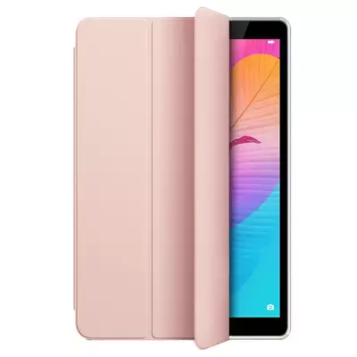 Microsonic Huawei MatePad T8 8'' Kılıf Slim Translucent Back Smart Cover Rose Gold