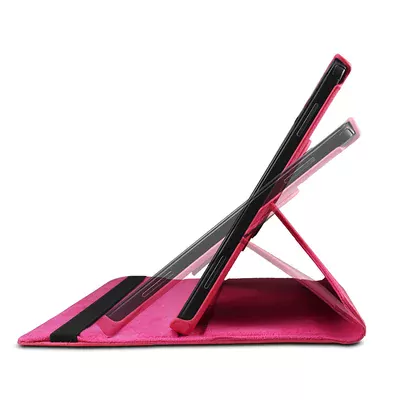 Microsonic Samsung Galaxy Tab A 10.1'' P580 Kılıf 360 Rotating Stand Deri Pembe