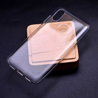 Microsonic Casper Via A3 Plus Kılıf Transparent Soft Beyaz