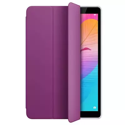 Microsonic Huawei MatePad T8 8'' Kılıf Slim Translucent Back Smart Cover Mor