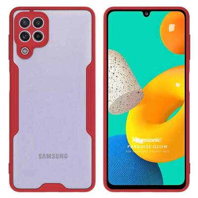 Microsonic Samsung Galaxy M32 4G Kılıf Paradise Glow Kırmızı