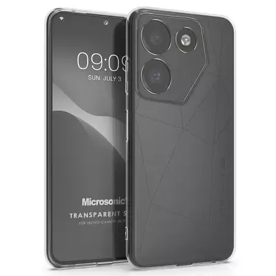 Microsonic TECNO Camon 20S Pro 5G Kılıf Transparent Soft Şeffaf