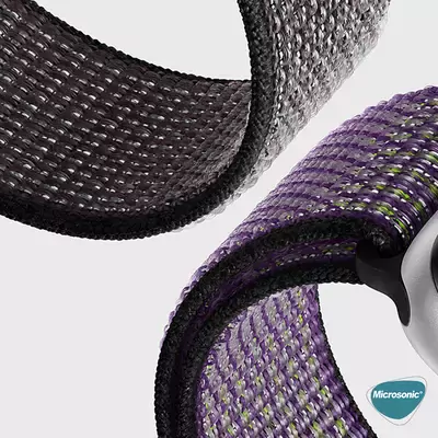 Microsonic Xiaomi Redmi Watch 2 Lite Hasırlı Kordon Woven Sport Loop Su Yeşili