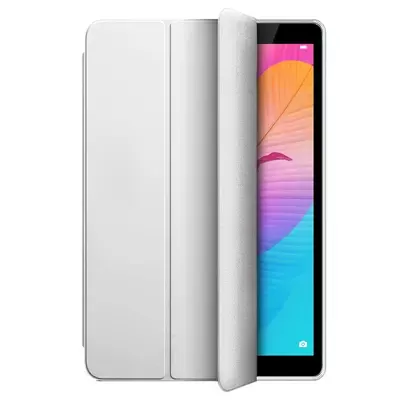 Microsonic Huawei MatePad T8 8'' Kılıf Slim Translucent Back Smart Cover Gümüş